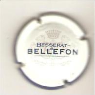 CAPSULE MUSELET CHAMPAGNE BESSERAT DE BELLEFON  CONTOUR BLEU N° 17 NOIR SUR CREME - Besserat De Bellefon