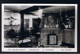 RB 943 - Real Photo Postcard - "The Lounge" The Crooked Billet - Kingswood Nr Aylesbury - Buckinghamshire - Buckinghamshire