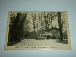 CPA POSTCARD LYON 69 PARC DE LA TETE D OR CHALET BUVETTE ALLEE DU LAC / 1933 - Lyon 6