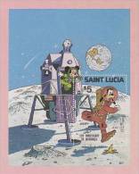 ST.Lucia-1971 Disney MS MNH - St.Lucia (1979-...)