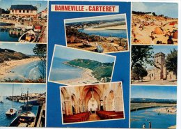 Barneville Carteretmultivues Port église Plage N°331 As De Coeur - Barneville