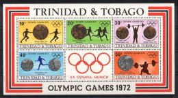 Trinidad & Tobago - 1972 Munich Block MNH__(TH-6650) - Trinidad En Tobago (1962-...)