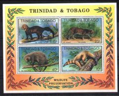 Trinidad & Tobago - 1978 Wild Animals Block MNH__(TH-3917) - Trinidad & Tobago (1962-...)