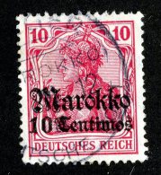 (1319)  Morocco 1911  Mi.48  /   Sc.47  Used  Catalogue €5.00 - Deutsche Post In Marokko