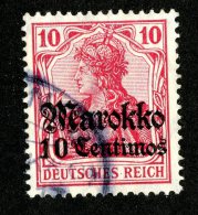 (1320)  Morocco 1911  Mi.48  /   Sc.47  Used  Catalogue €5.00 - Deutsche Post In Marokko