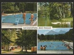 GIESSENPARK Bad Ragaz Camping Giessenparkbad 1974 - Bad Ragaz