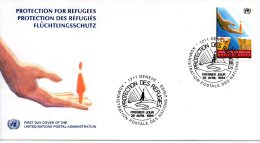 ONU GENEVE. N°269 Sur Enveloppe 1er Jour (FDC) De 1994. Protection Des Réfugiés. - Réfugiés