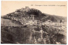 CP, 15, SAINT-FLOUR, Vue Générale, Vierge - Saint Flour