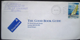 Sweden 1992 Cover To England - Sailing Ship - EUROPA CEPT - Lettres & Documents