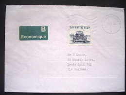 Sweden 1994 Cover To Old England - Volvo Car - Briefe U. Dokumente