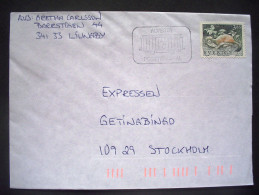 Sweden 1995 Cover To Stockholm - Animal Mustela - Cartas & Documentos