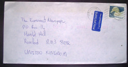 Sweden 1995 Cover To England UK - Bird Duck - Cartas & Documentos