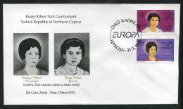 Turkish Republic Of Northern Cyprus 1996 FDC - Europa Cept, Famous Women. - Brieven En Documenten