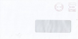 Mayotte 2000 Mamoudzou Kaweni NL 41546 Meter Franking Internal Cover - Storia Postale