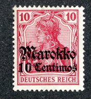 (1332)  Morocco 1911  Mi.48  /   Sc.47  M* Catalogue €.70 - Maroc (bureaux)