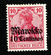 (1333)  Morocco 1911  Mi.48  /   Sc.47  M* Catalogue €.70 - Deutsche Post In Marokko