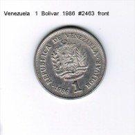 VENEZUELA   1  BOLIVAR  1986  (Y # 52) - Venezuela