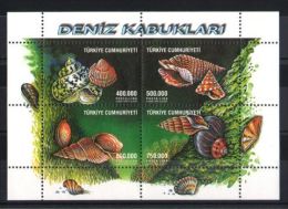 Turkey - 2002 Shells Block MNH__(TH-10998) - Blocchi & Foglietti