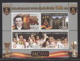 Turkey - 2005 Galatasaray Block (1) MNH__(THB-3505) - Blocks & Kleinbögen