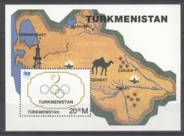 Turkmenistan - 1994 Olympic Commitee Block MNH__(TH-9902) - Turkmenistan