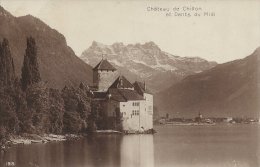 Chateu De Chillon Et Dents Du Midi.  Switzerland  # 01898 - Autres & Non Classés