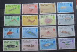 British Antartic Territory 1984 Marine Life MNH - Unused Stamps