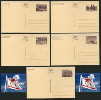 Turkish Republic Of Northern Cyprus 2011 Postcard - SET Of 2011 5 Postcards. - Covers & Documents