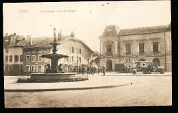 54 CIREY SUR VEZOUZE / Marktplatz Mit Brunnen / FELDPOSKARTE - Cirey Sur Vezouze