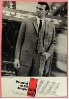 Reklame Werbeanzeige  -  Eural Polyester Anzug  -  Dynamisch Im Stil Europas  -  Von 1965 - 1940-1970 ...