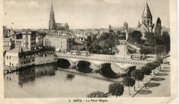 CPSM 57 METZ LE PONT MOYEN  1935 - Metz