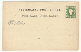 Germany 1879 Heligoland - Postal Stationery Card - Héligoland