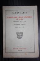 1941 CALENDARIO DEL R. OSSERVATORIO E MUSEO ASTRONOMICO DI ROMA MONTE - Historia, Filosofía Y Geografía