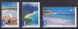 Australia 2010 Beaches Set Of 3 MNH - Ungebraucht