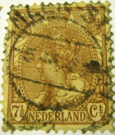 Netherlands 1898 Queen Wilhelmina 7.5c - Used - Gebruikt