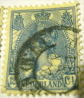 Netherlands 1898 Queen Wilhelmina 12.5c - Used - Oblitérés