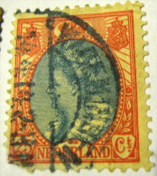 Netherlands 1898 Queen Wilhelmina 25c - Used - Usati