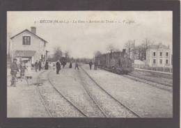 Becon - La Gare - Arrivee Du  Train - Other Municipalities