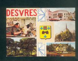 CPSM - Desvres (62) - Multivues ( Faïencerie Monument Aux Morts Hotel De Ville.. . EUROPE PIERRON) - Desvres