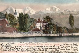 AUSTRIA -Hilterfingen Am Thunersee Mit Eiger, Monch &amp; Jungfrau - Good Meiringen PMs 1903 - Andere