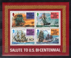 British Virgin Islands - 1976 Ships Block MNH__(TH-4036) - Britse Maagdeneilanden