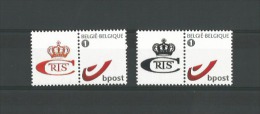 TIMBRE  PERSO   RIS CHAR.ROUGE+NOIR - Personalisierte Briefmarken
