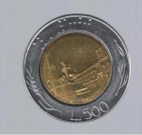 ITALIA - ITALY = 500 Liras 1992 - 500 Lire
