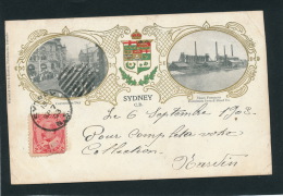 CANADA - SYDNEY - Coronation Day & Blast Furnaces Dominion Iron & Steel Co (1903) - Cape Breton