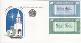 Nauru 1980 Christmas FDC - Nauru