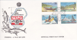 Nauru 1981 Fishing Wipa 1981 FDC - Nauru