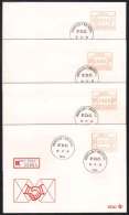 ATM - FRAMA - POSTAGE LABEL /1981-82 BELGIQUE - 6 ENVELOPPES FDC (ref 4846) - Other & Unclassified