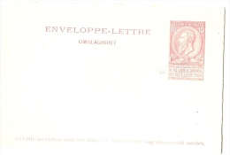 LBR19/2 - BELGIQUE EP ENVELOPPE LETTRE NEUVE - Enveloppes