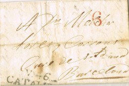 4490. Carta Entera Pre Filatelica VILANOVA I GELTRU (Barcelona) 1836 - ...-1850 Préphilatélie