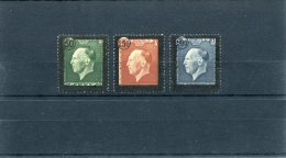 1947-Greece- "King George II Mourning Issue" Complete Set MH - Ungebraucht