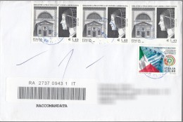 Italy Cover To Serbia - 2011-20: Afgestempeld